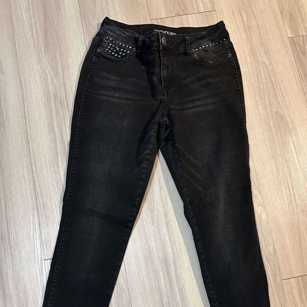 Maurices Black Skinny Jeans for Women